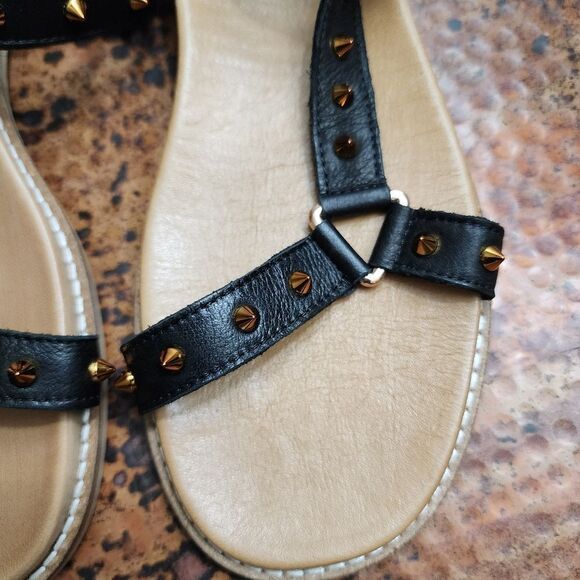 Carvela 'Kilter' Black Studded Leather Sandals - Picture 5 of 16